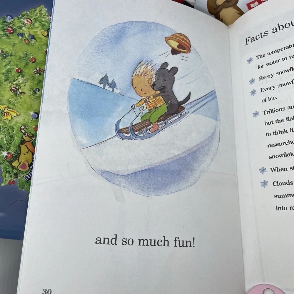 Lot 4‎ Christmas Scholastic Books Winter Holiday Corduroy Santa Christmas Gifts